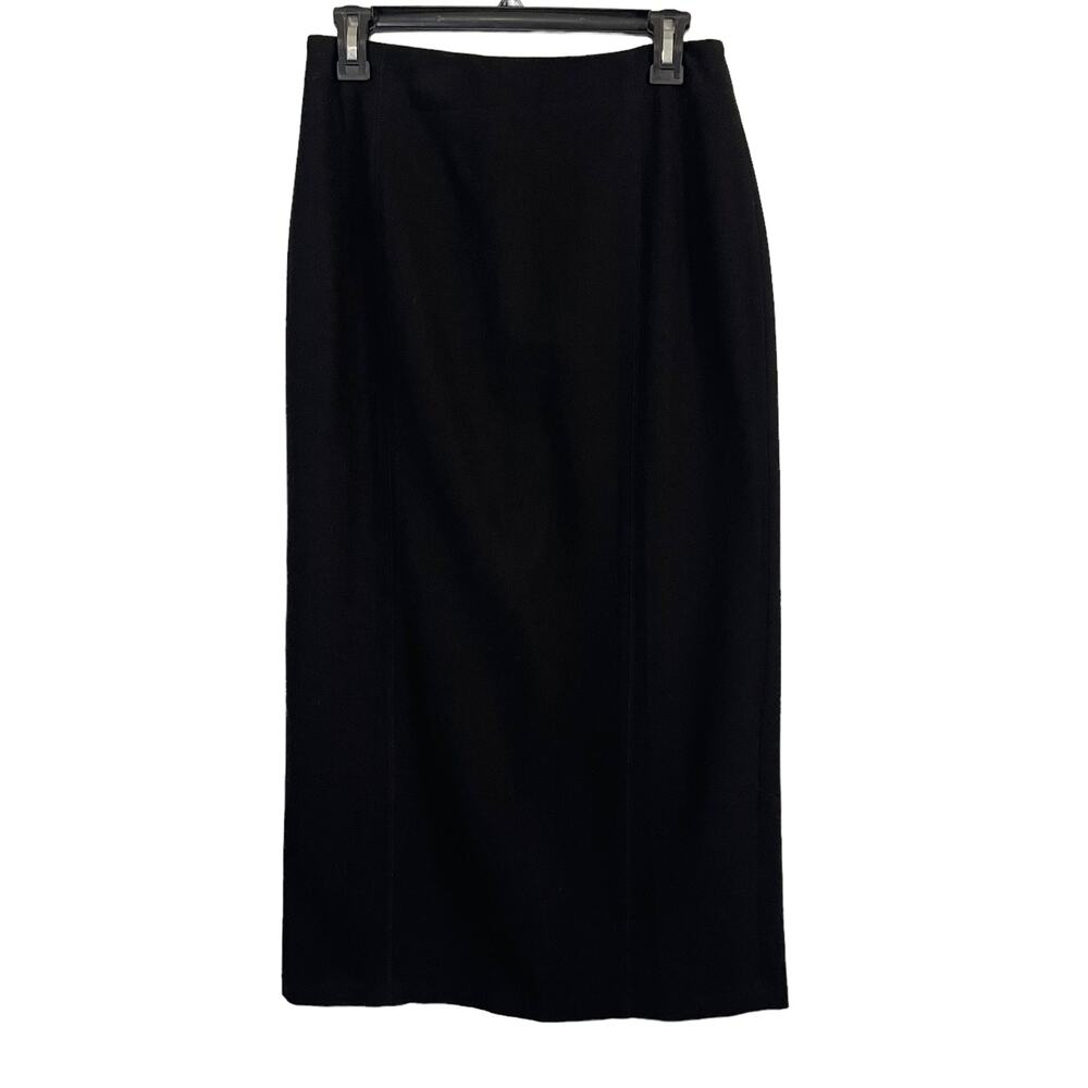 Eddie Bauer Vintage Wool Black Twee Grunge Maxi Academia‎ Skirt